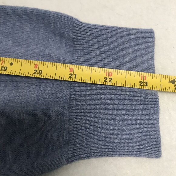 POLO Ralph Lauren Mens XXLT Pima Cotton V Neck Pullover Sweater Lt Blue - Picture 7 of 9